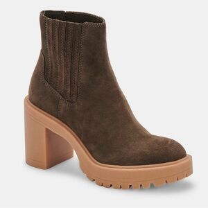 BOOTS SALE🚨 Dolce Vita Caster Olive Green Suede Boots booties 8.5